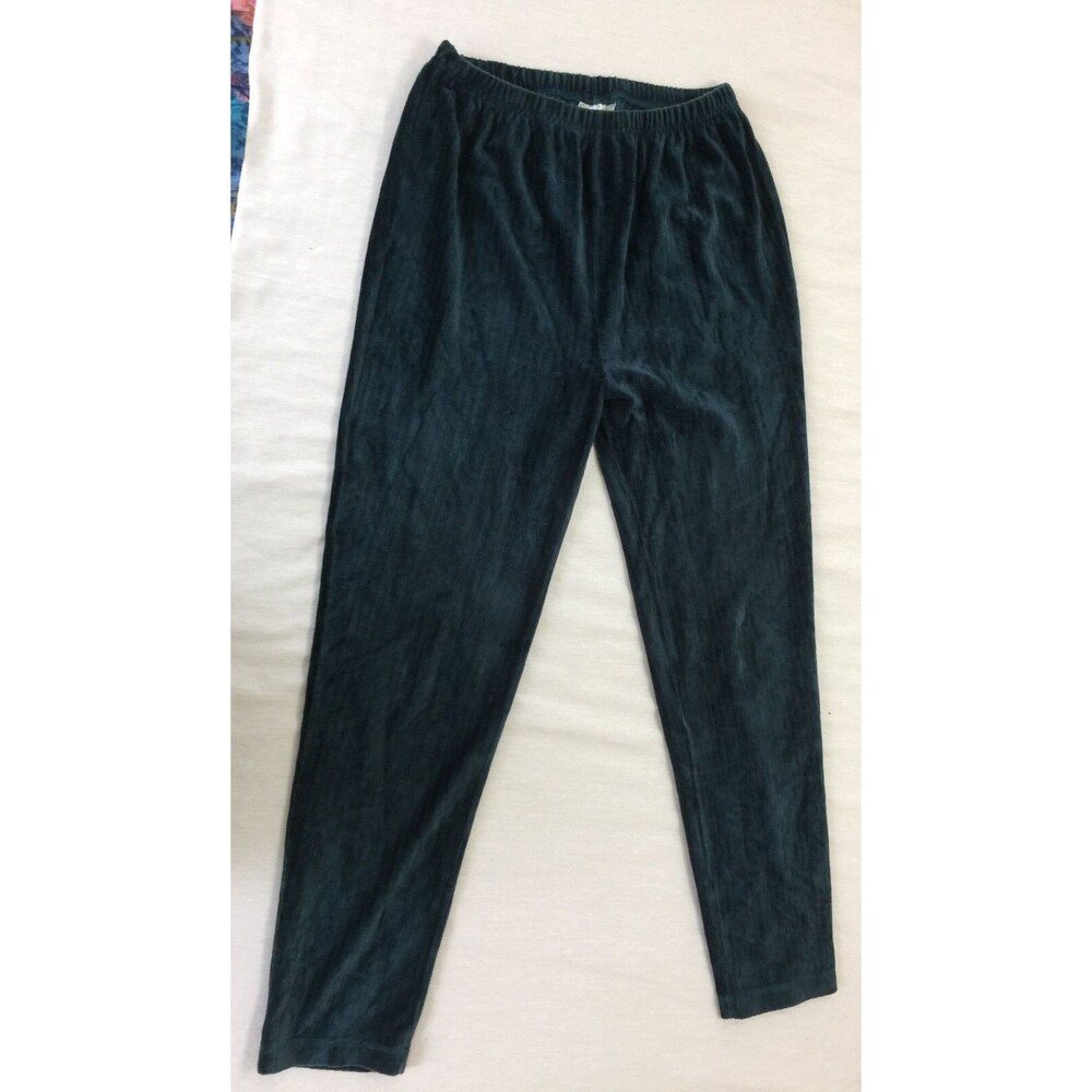 ABRAXAS WOMENS VELOUR PANTS LEGGINGS SIZE S